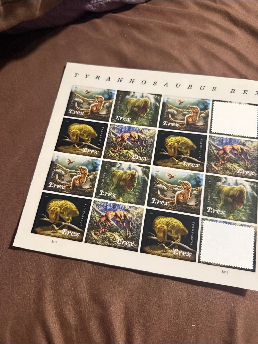 USPS Tyrannosaurus‎ Rex Forever Stamp Sheets Dinosaur Collectible Lot 2019